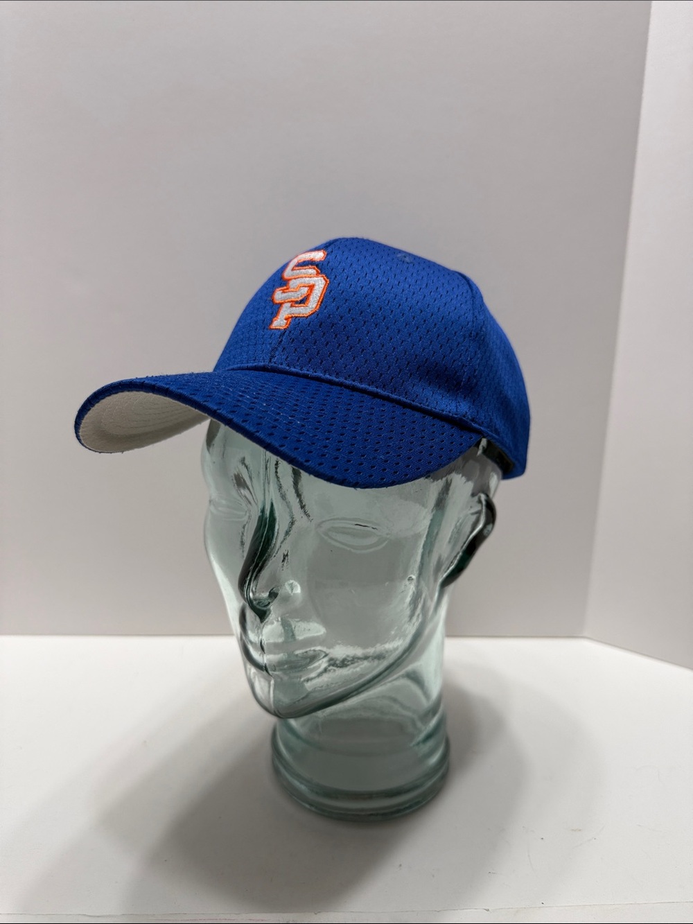 SP Pacifica Youth Blue Cap with Red Logo Accent